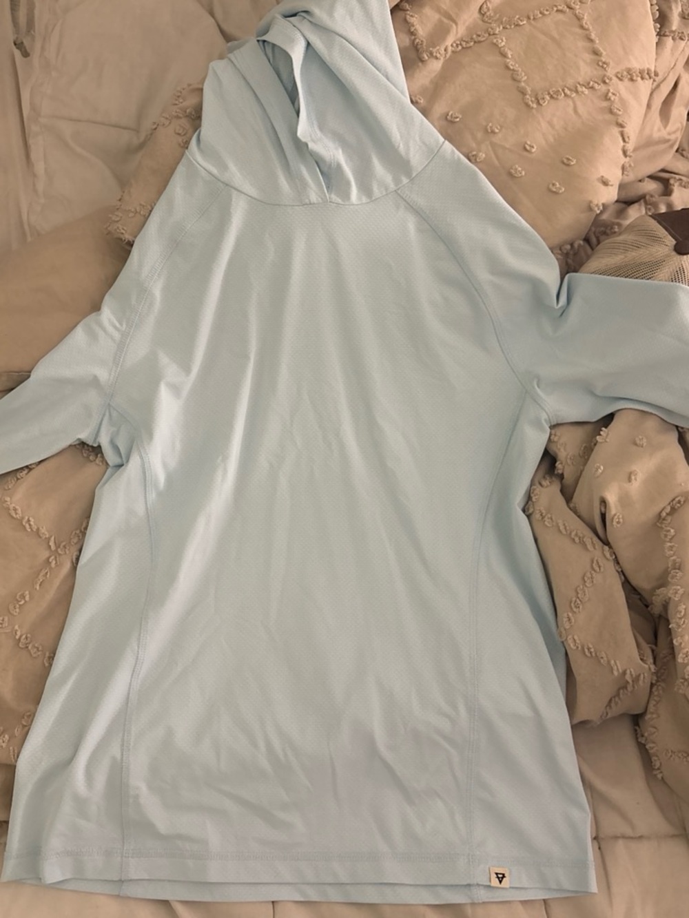 sky blue women’s fishing shirt